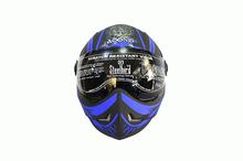 Steelbird Adonis Full Helmet- Black/Blue