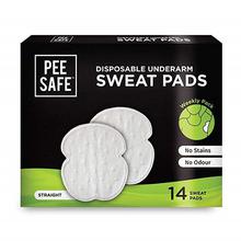 Pee Safe Disposable Underarm Sweat Pads (Straight) - Pack of 14 (BRB1)