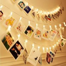 20 Plastic Photo Clip Electric Operated Led String Lights