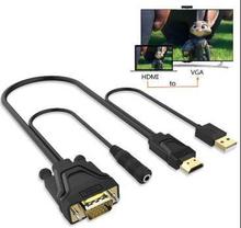 Onten HDMI To VGA Cable With Audio- 1.5m