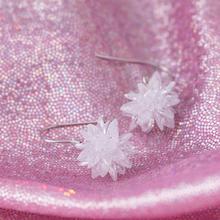 Sterling silver earrings_Wan Ying Jewelry Snowflake Earrings