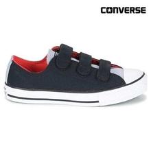 Converse Black Chuck Taylor All Star 3V Shoes For Kids- 656017C