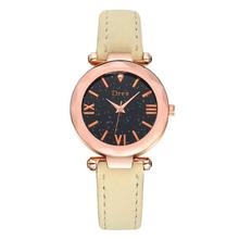 FashionieStore Ladies wristwatch Fashion Color Strap Digital Dial Leather Band Quartz Analog Wrist Watches