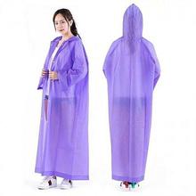 Multicolored Waterproof Clear PVC Raincoat (Unisex)- Color Assorted