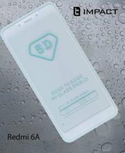 REDMI 6A 9H FULL GLUE TEMPERED GLASS-WHITE