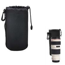 Extra Large Lens Pouch For Canon Nikon DSLR Camera-Black