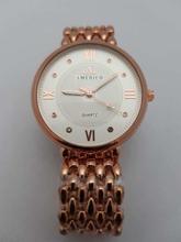 Americo Rose Gold chain fashionable fancy analog ladies Watch