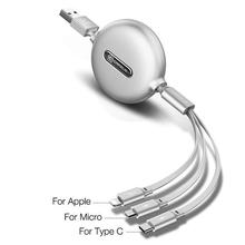 Cafele 3in1 USB Type C Micro USB Cable Type-c for iPhone