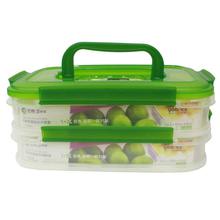 Green Two Layered Lunch Box