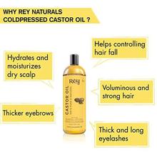 CHINA SALE-   Rey Naturals Cold-Pressed 100% Pure Castor Oil