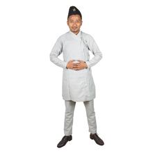 Typical Daura suruwal for Men-Grey