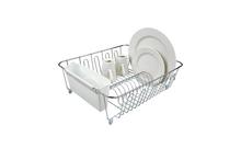 Large Metal Dish Drainer with Caddy & Tray