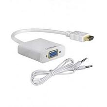 HDMI to VGA Converter with Aux Cable