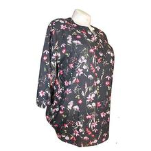 Black Floral Printed Top For Women