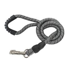 Black Printed Leash For Dog