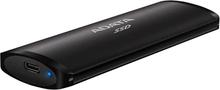 ADATA SE760 512GB SuperSpeed USB 3.2 Gen 2 USB-C Up to 1000 MB/s External Portable SSD Black