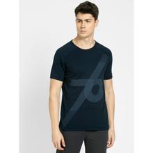 Graphic Printed Round Neck T-Shirt For Men With Stay Fresh Treatment - Navy MV02