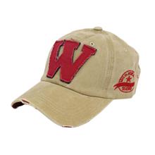 Retro Washable Fitted Snapback Letter Baseball Cap  For Men And Women