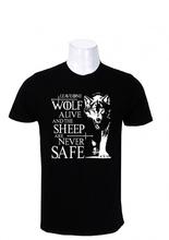 Wosa Black Fox Printed T-shirt For Men