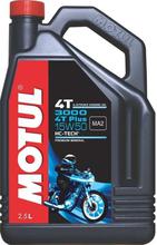 Motul 3000 4T Plus 15W50 4-Stroke Engine Oil - 2.5 L