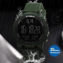 SYNOKE Man Sports Watch Reloj Digital Hombre LED