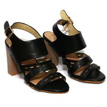 Ankle Strap Block Heel Shoes For Women