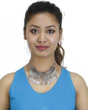 Silver Choker Styled Necklace For Women