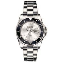 Bolano Numeral Index Men Watch Date Display Stainless Steel - Silver