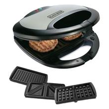 Black+Decker 2 Slice Sandwich Maker TS2090-B5