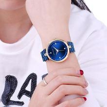 Mini Focus MF0120L Stainless Steel Quartz Watch For Women - Blue