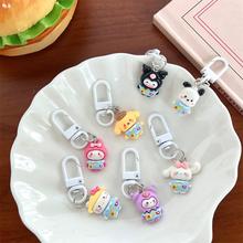 Pebbles Nepal Viral Sanrio Keychains Kawaii Cartoon Characters Key Bag Purse Charm Pendant for Men Women