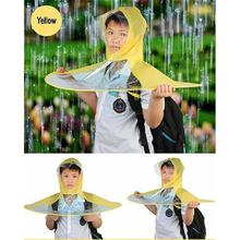 Creative UFO Waterproof Hands Free Umbrella Rain Hat Headwear Cap Raincoat