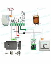 Remote Controlled Metal Rim Electric Door Lock System