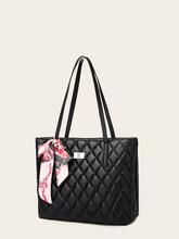 Twilly Scarf Decor Quilted Tote Bag