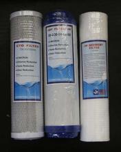 White Set Of 3 RO/UV 5 Stage Water Filter Candles