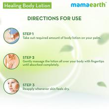 Mamaearth Healing Body Lotion With Moroccan Argan & Macadamia Nut Oil