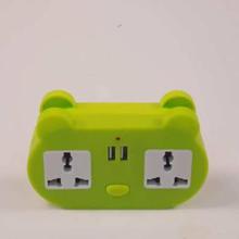 2 Way Extension Socket With 3 USB Ports