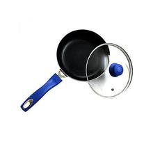 Devidayal Non Stick Hard Anodized Frying Pan With Glass Lid (200 mm)