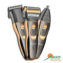 Gemei 3 in 1 trimmer shaver for men