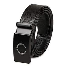 VOGARD Men's PU Leather Belt with Automatic Lock Buckle