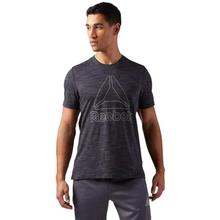 Reebok Pewter Grey Elements Marble T-Shirt For Men - CE3926