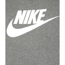 Nike Printed Men Round Neck Grey T-Shirt