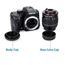 Front Body Cap Rear Lens Cap For Pentax DSLR Cameras K-Mount Lens