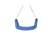 Hard Plastic Hanging Swing Seat With Nylon Ropes