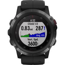 Garmin fenix 5X Plus Sapphire Edition Multi-Sport Training GPS Watch (51mm, Black with Black Band)