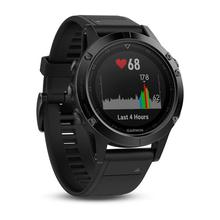 Garmin Fenix 5 Black Multisport GPS Watch for Fitness, Adventure and Style