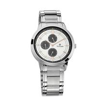 Titan Neo White Dial Chronograph Watch For Men - 1769SM02