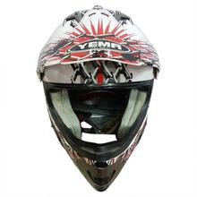 Yema Off Road, White/Red Helmet- 911