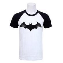 Batman Print T-Shirt- Black/White