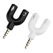 U Shaped 3.5mm Audio Jack To Headphone (Colors assorted)